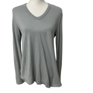 Wilt Long Sleeve T Shirt Light Sage Size Small NWT Asymmetrical Hem Retail $123